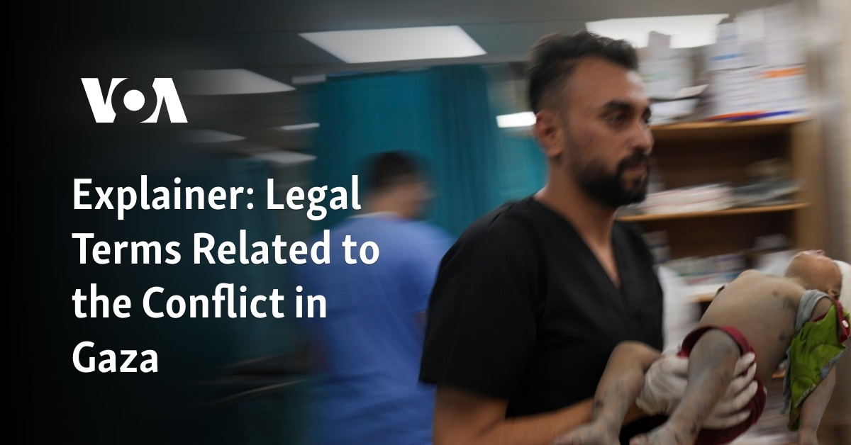 Legal Terms Similar to the Conflict in Gaza