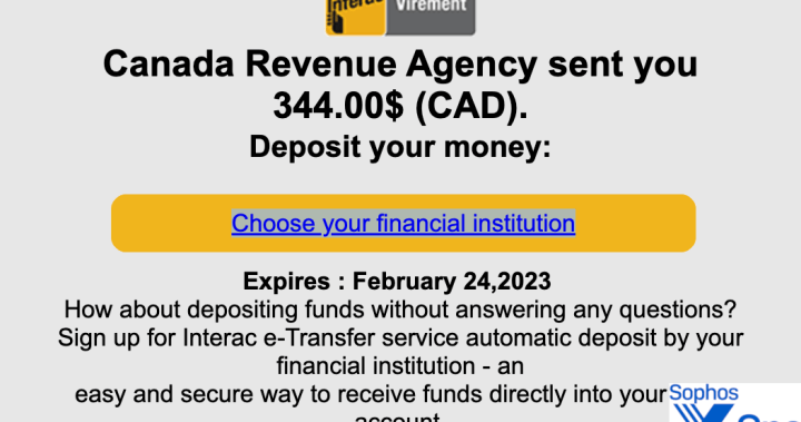Advanced Canada Earnings Company frauds circulating in advance of tax time