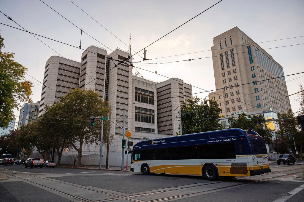 The Sacramento County Main Jail in downtown Sacramento, California.