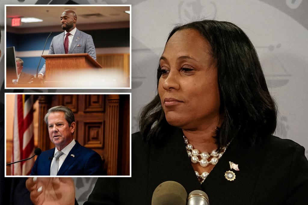Ga Gov. Brian Kemp calls Fani Willis accusations ‘deeply troubling’